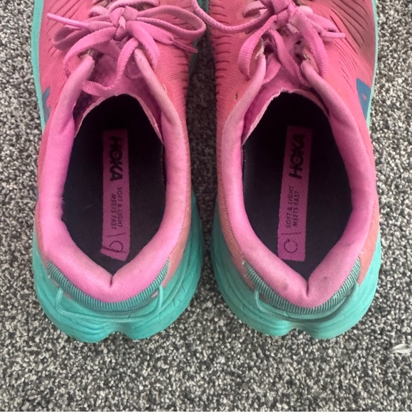 Hoka One One Rincon 3 Women's Running Shoes Size 8B Pink Athletic Comfy Walking - Picture 4 of 9